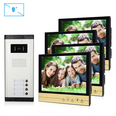 4 Wire Intercom Video Door Lock System Entry DC 15V 1000TVL Camera