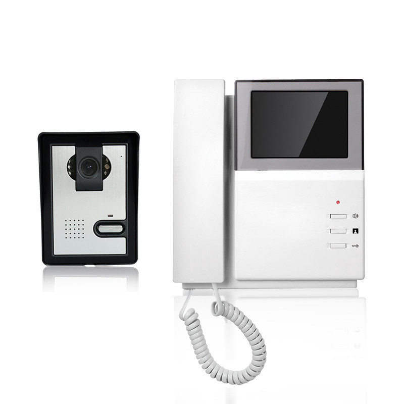 4.3 Inch Camera Intercom System Handset Remote Talk At Front Gate